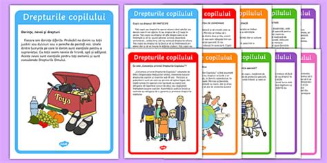 Ziua Internațională a Drepturilor Copilului - Planșe