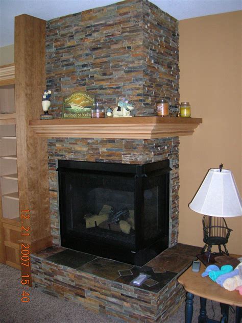 decoration inspiring corner stone fireplace mantels surrounds with ...