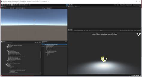Unity Leap Motion Tutorial 的图像结果