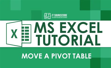 How to Move Pivot Table in Excel 的图像结果