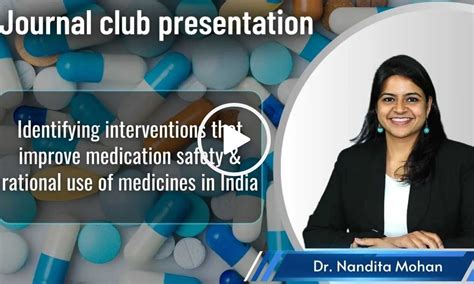 Journal Club: Identifying interventions that improve medication safety ...