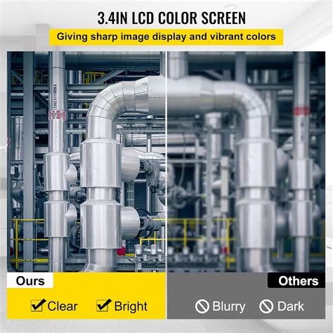 VEVOR Sewer Camera, 33ft/10M 4.3 Pipe Drain India | Ubuy