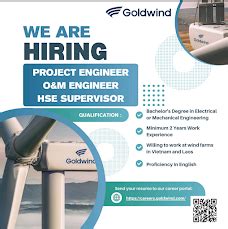 O&M Engineer - WTG Project check now - industrialjob.in