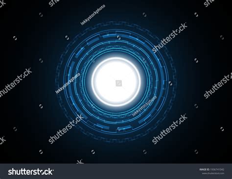 Technology Abstract Future Circle Background Vector 的图像结果