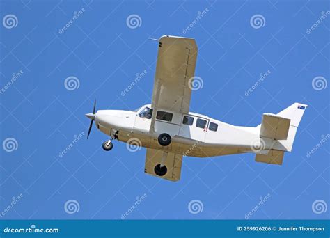 Ultralight Airplane Flying in a Blue Sky Stock Photo - Image of pilot ...