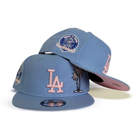 Sky Blue Los Angeles Dodgers Palm Tree Pink Bottom 60th Anniversary Si ...