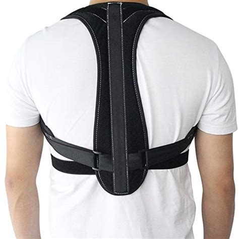 Aptoco Adjustable Posture Corrector Brace Shoulder Back Support Belt ...