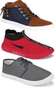 World Wear Footwear Combo Pack of 3 New Affordable Collection of ...