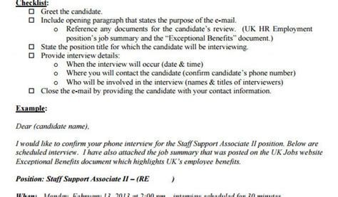 Interview Schedule. Email Sample 的图像结果