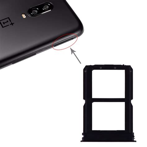 OnePlus SIM Card Tray Holder Slot for OnePlus 6T (Midnight Black ...