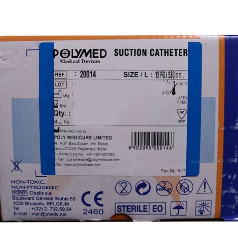 Polymed Suction Catheter 16g Price, Uses, Side Effects, Composition ...