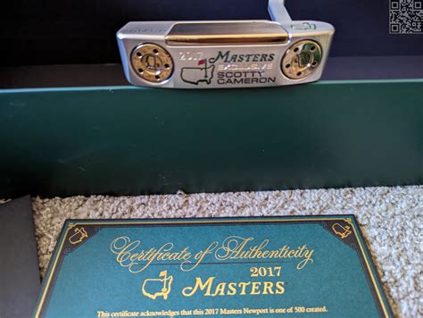 2017 Scotty Cameron Masters Tournament Limited Edition Putter 500 ...