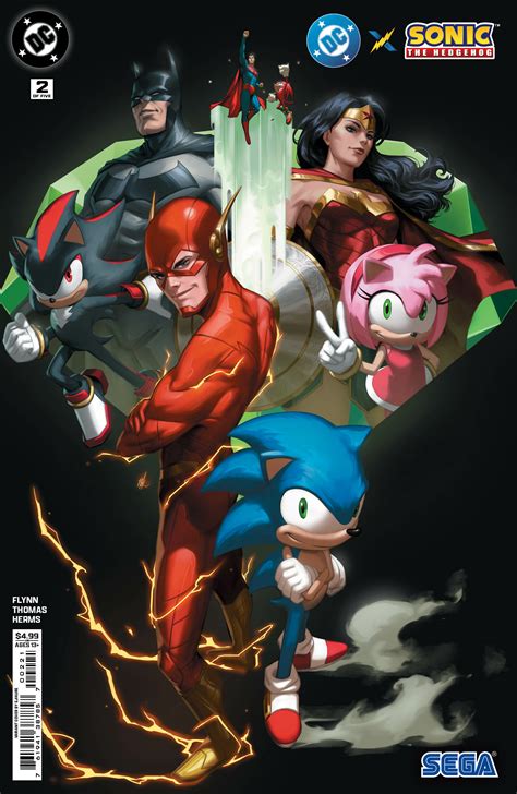 DC x Sonic Comic Issue 2 Out Now, New Issue 1 Variant Cover From April ...