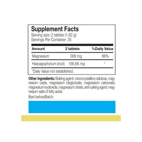 Total Magnesium 5 with Harpago 70 Tablets by Ana Maria Lajusticia - Reduce Tiredness and Fatigue ...