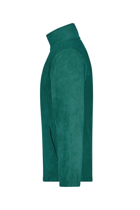 Men Full-Zip Fleece Dark-green-Daiber