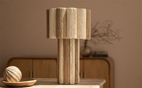 Kenji Table Lamps | Rafia made Decorative Table Lamp - with white ...