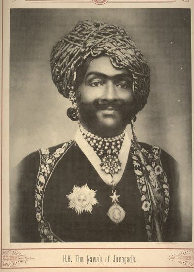 The Nawab of Junagadh - Late 19th Century Photograph - Old Indian Photos