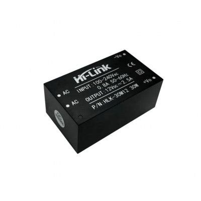 Hi Link HLK-30M12 12V 30W AC to DC Power Supply Module – Indian Hobby ...