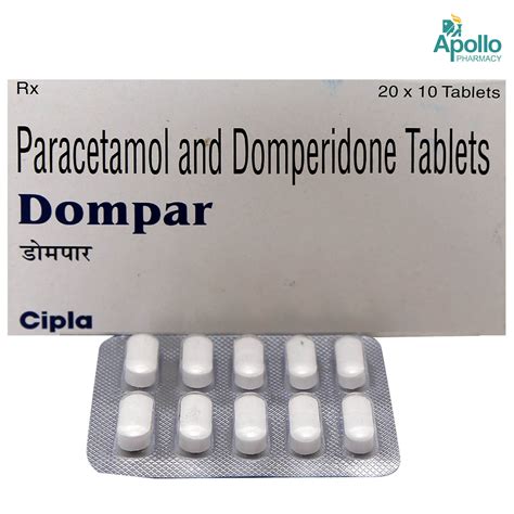 Dompar Tablet | Uses, Side Effects, Price | Apollo Pharmacy