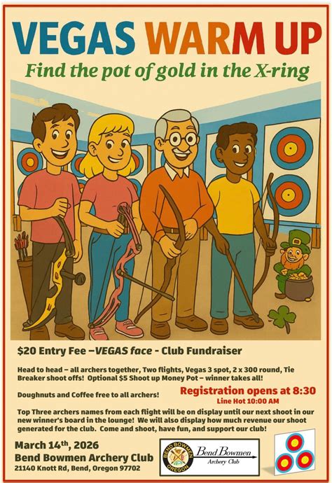 Vegas Warm-Up - Club Fundraiser Shoot, 21140 Knott Rd, Bend, OR, 14 ...
