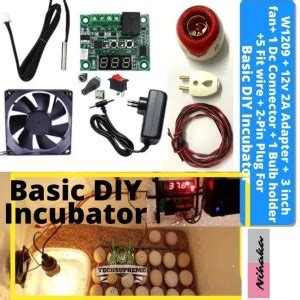 NIHAKA Best combo for DIY W1209 incubator controller Micro Controller ...