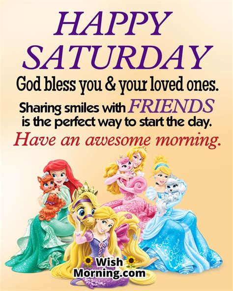 Splendid Saturday Morning Quotes Wishes for Joyful Day - Wish Morning