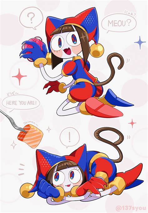 The Amazing Digital Circus / TADC / Pomni x Jax in 2024 | Cute drawings ...