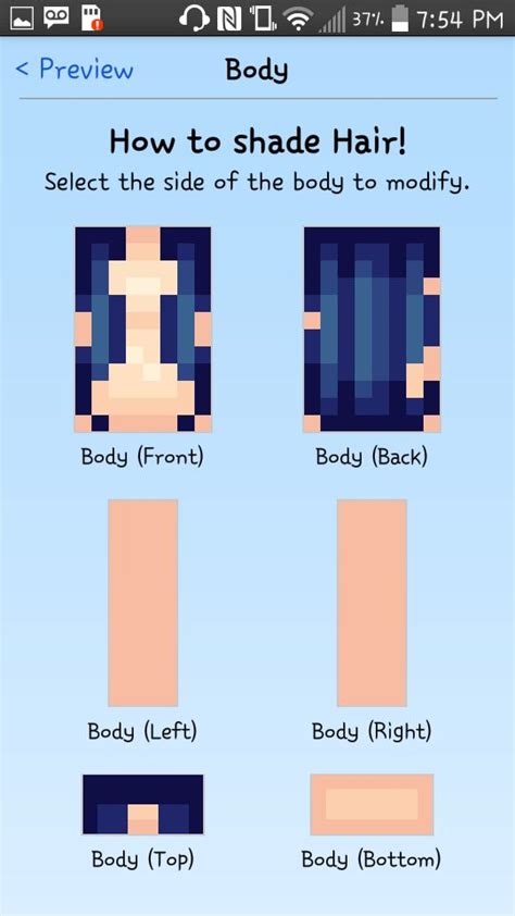 Image result for Minecraft Skin Hair Tutorial
