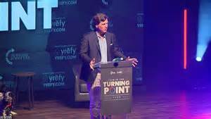 Tucker Carlson fires back at student over CIA claim about his father