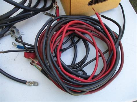 Misc. Electrical Cables, Heavy Gauge Battery Cables & Copper Fuel Lines ...