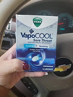 Buy Vicks VapoCool Sore Throat Lozenge Relieves Painful Sore Throat and ...