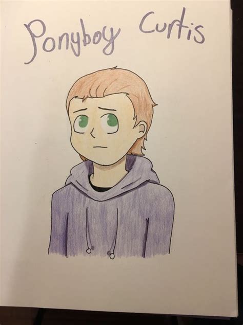 Art Book #2 - Ponyboy Curtis (The Outsiders) - Wattpad