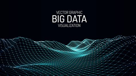 大数据可视化矢量抽象3D网络背景Big Data visualization#695980846 - 设计元素 - 美工云 - 上美工云，下一种工作！