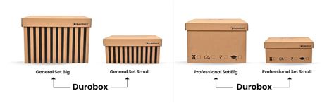 LET'S PAC - Multipurpose Storage Box with Lid - Corrugated Cardboard ...