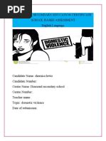 Image result for Reflection 2 English SBA Example