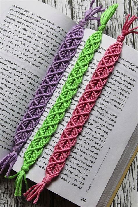 free macrame bookmark pattern