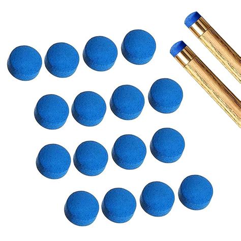 Buy 25 Pcs 10 Mm Pool Cue Tips,cue Tips,Tips Blue Diamond Snooker Cue ...