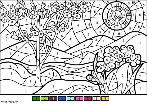 Spring Color By Number Coloring Pages [2025]