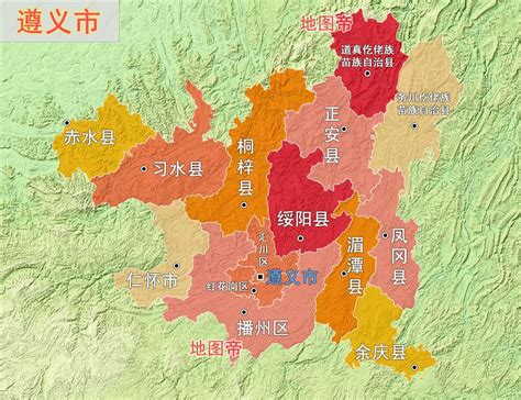 贵州省地图全图