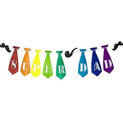 BinaryABC Super Dad Banner, Fathers Day | Ubuy India