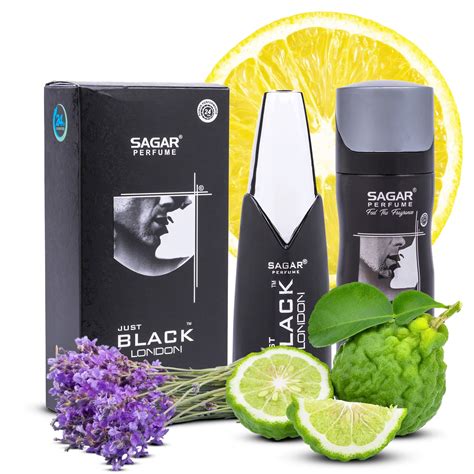 Just Black London Perfume And Deodorant Combo – sagar Perfume
