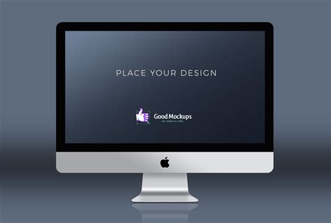 Fully Customizable iMac Mockup | Free PSD Templates