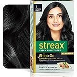 Buy Streax Permanent Hair Colour, 100% Grey coverage, Infused with ...