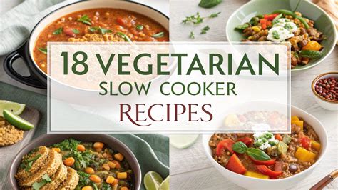 18 Vegetarian Slow Cooker Recipes You Must Try