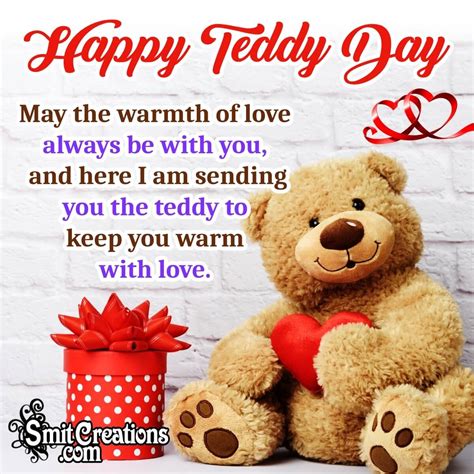 Happy Teddy Bear Day Wishes - Smit Creations – Your Daily Dose of Fun.
