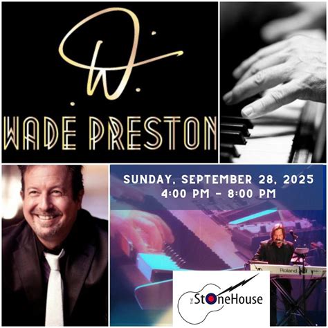 Wade Preston at The Stonehouse, The Stonehouse, Carbondale, 28 ...