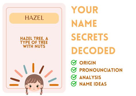 Hazel - Girl Name Meaning and Pronunciation