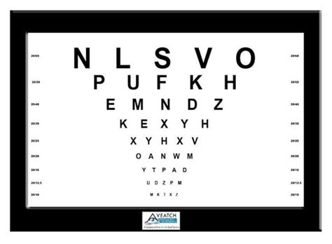 Visual Acuity Chart Printable