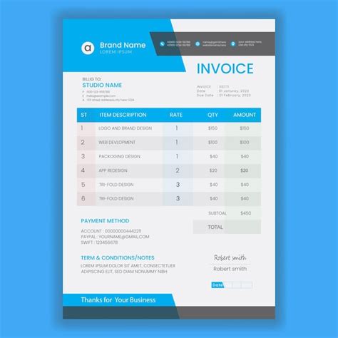 Free Invoice Form Download 的图像结果
