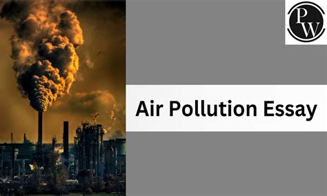 Air Pollution Essay In English For Students